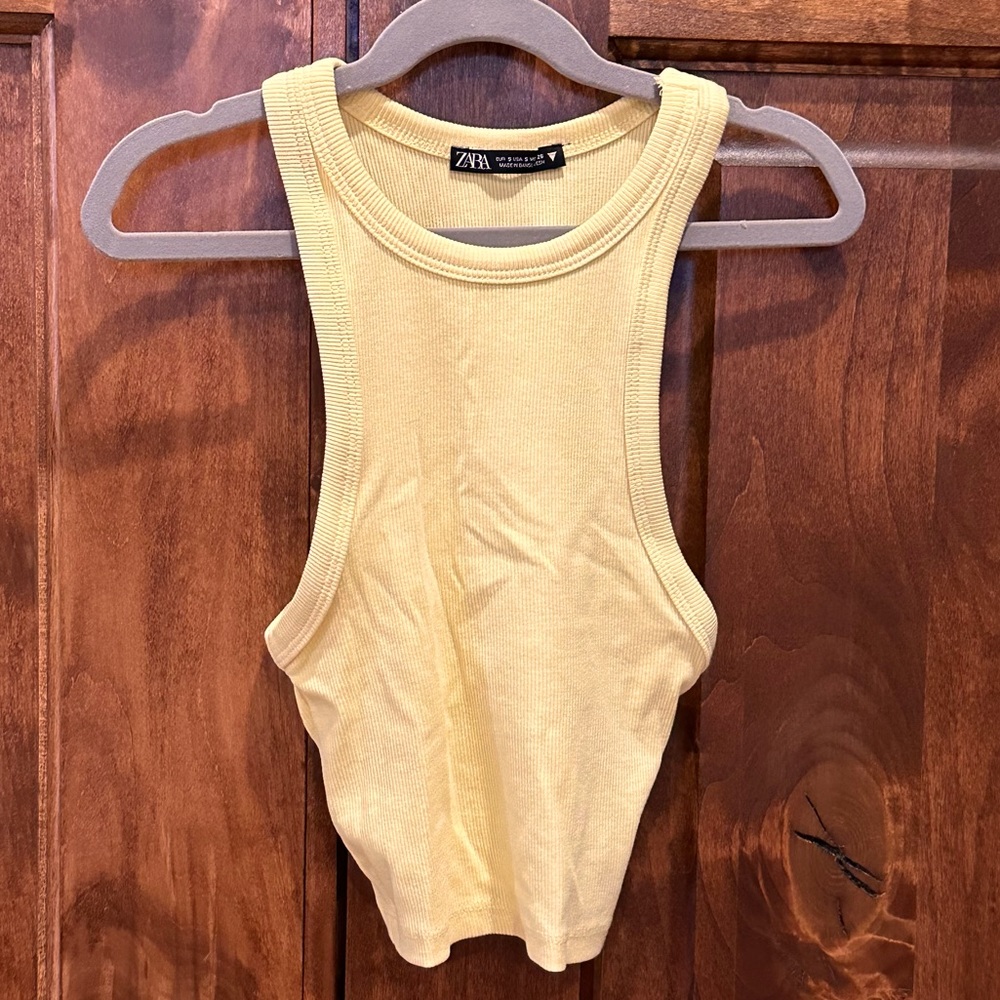 ZARA YELLOW TANKTOP